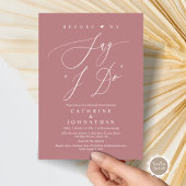 Bevor wir "I Do" sagen, Hochzeit Probe Dinner Einladung