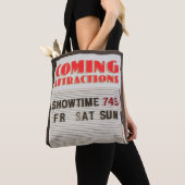 Bevorstehende Attraktionen Theaterzeichen Tasche (Von Nahem)