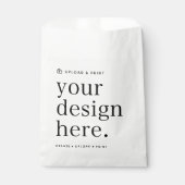 Bevorzugen Sie Bags Ihr Design Upload Geschenktütchen (Vorderseite)