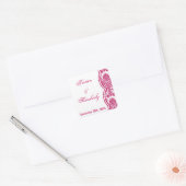 Bevorzugen Stickers Fusia White Damask Lace Print (Umschlag)