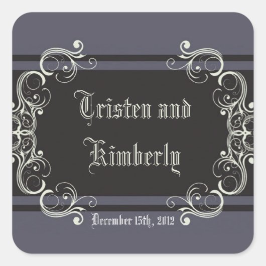 Bevorzugen von Stickers Black Krawatte Affair Fili (Vorderseite)