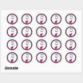 Bevorzugen von Stickers Couple Black Spring Time L (Blatt)
