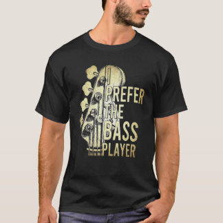 Bevorzugt Der Bassspieler Gitarre Vintage T-Shirt