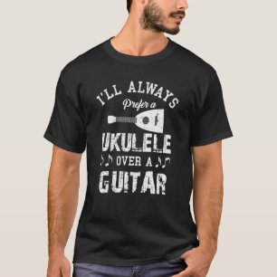 Bevorzugt Ukulele Gitarrespieler Hawaiian Music Pl T-Shirt