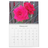 Bevorzugte Blume Fotos individuell anpassbar Kalender (Feb 2027)