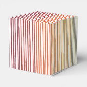 Bevorzugte Boxen Watercolor Rainbow Strip Geschenkschachtel (Rückseite)