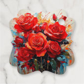 Bevorzugte Tag - Die Rote Rosen Geschenkanhänger (Rückseite)