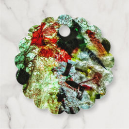 Bevorzugte Tags abstraktes Paket Geschenkanhänger