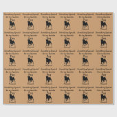 Bevorzugtes Mops-benutzerdefiniertes Wrapping-Papi Geschenkpapier (Flach)