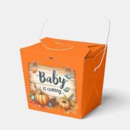 Bevorzugung Box-Autumn Baby Shower Fevor Boxes Geschenkschachtel