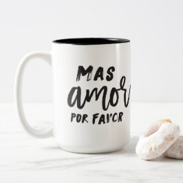 Bevorzugungs-Kaffee-Tasse Mas Amor Por Zweifarbige Tasse