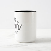 Bevorzugungs-Kaffee-Tasse Mas Amor Por Zweifarbige Tasse (Mittel)