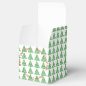 Bevorzugungsbox - Graphic Trees with Text Circle Geschenkschachtel (Geöffnet)