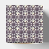 Bevorzugungsbox - Lila Quilt Muster Geschenkschachtel (Oben)