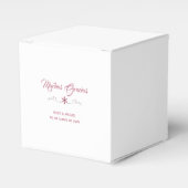 Bevorzugungsbox - Rosa Blume Geschenkschachtel (Vorderseite)
