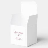 Bevorzugungsbox - Rosa Blume Geschenkschachtel (Geöffnet)
