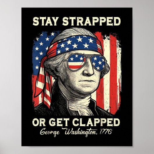 Bewaaffnet bleiben oder erschossen werden George W Poster (Vorne)