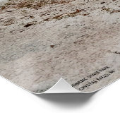 Bewabic Staat Park, Crystal Falls, MI Poster (Ecke)