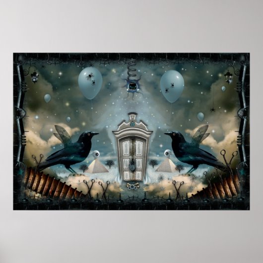 Bewachte Tür der inneren Psyche Poster (Vorne)