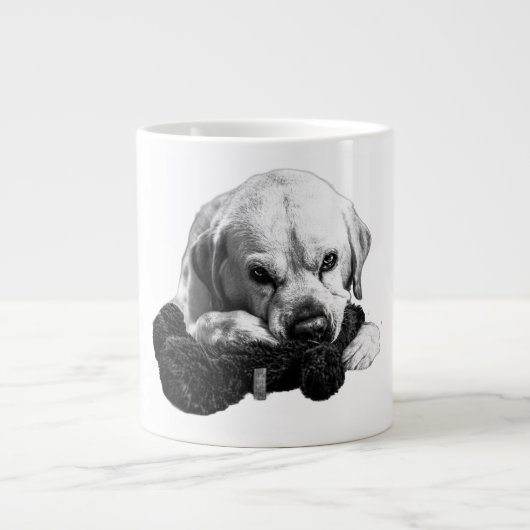 Bewachter Schatz Jumbo-Tasse (Vorderseite)