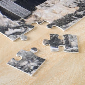 Bewachtes Licht Durch Holzstäbe Puzzle (Seite)