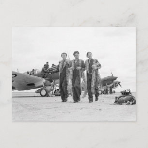 Bewaffnet für die Zähne der 1940er Postkarte