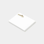 Bewaffnet Post-it Klebezettel (angewinkelt)