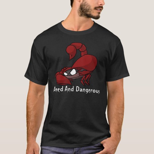 Bewaffnet und gefährlich T-Shirt (Vorderseite)