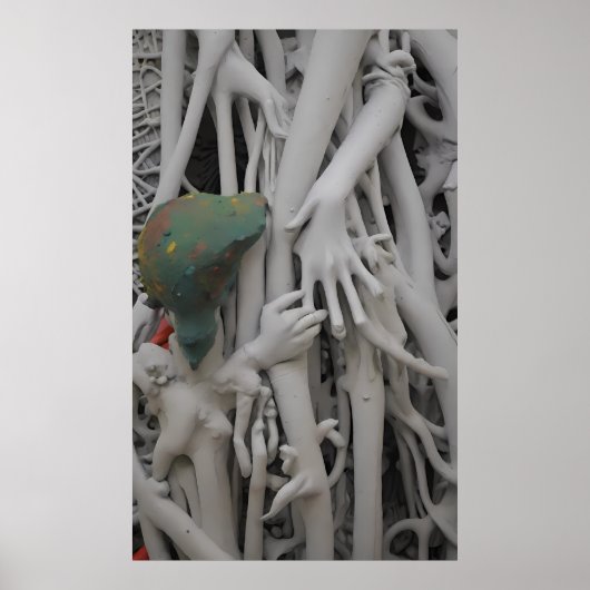 Bewaffnet und zerstört mit König Rex, der Lizard Poster (Vorne)