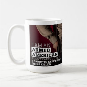 Bewaffnete amerikanische Tasse