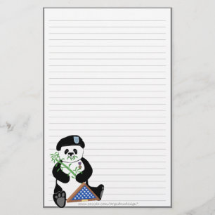 Bewaffnete Kräfte-Tagespanda-Briefpapier Briefpapier