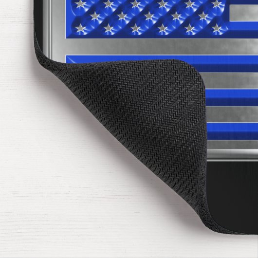 Bewaffnete Kräfte und Strafverfolgung USA Flaggent Mousepad (Ecke)