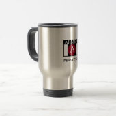 BEWAFFNETE Pendler-Tasse Reisebecher (Vorderseite Links)