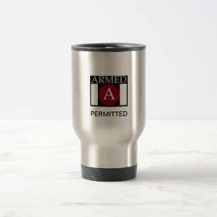 BEWAFFNETE Pendler-Tasse Reisebecher