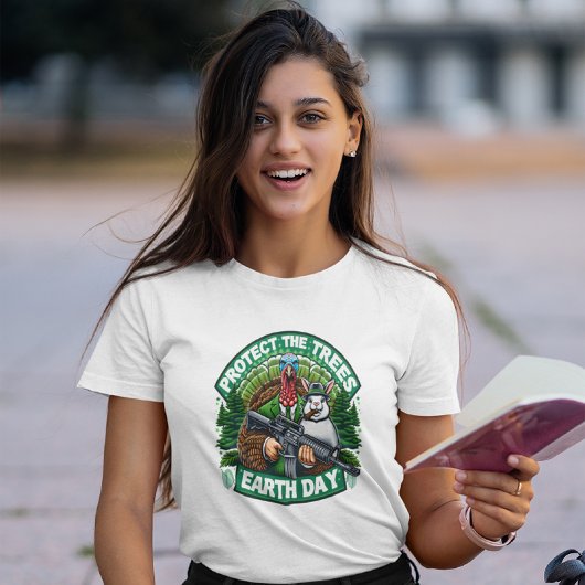 Bewaffnete Truthühner im Wilden Westen T-Shirt