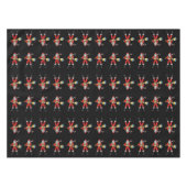 Bewaffneter Weihnachtsmann Tischdecke (Vorderseite (Horizontal))
