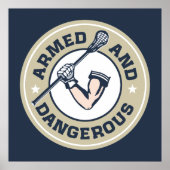Bewaffnetes und gefährliches Poster (Vorne)