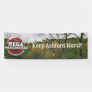 Bewahre Ashford als ländliche Region Keine Mega- Banner