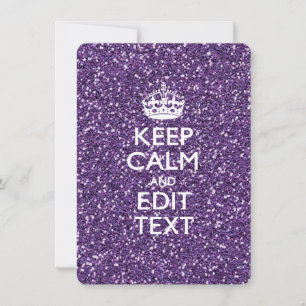 Bewahre Ruhe und habe deinen Text in glamourösem M
