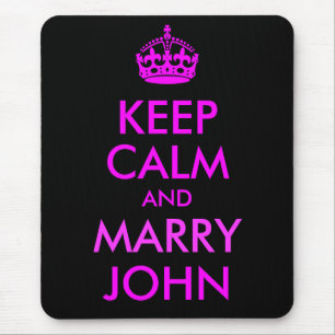 Bewahre Ruhe und heirate John Mauspad