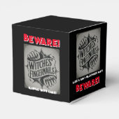 BEWAHREN! Hexenfingers Halloween-Party Spooky Cand Geschenkschachtel (Rückseite)