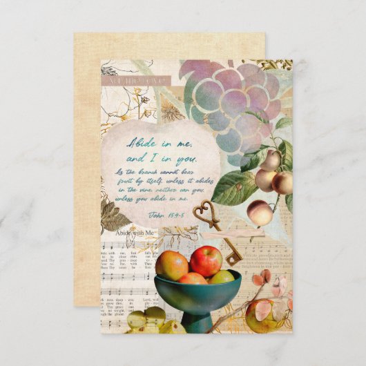 Bewahren in mir Fruchtbarer Glaube (Vorne/Hinten)