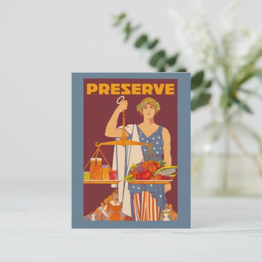 bewahren postkarte (Stehend Vorderseite)