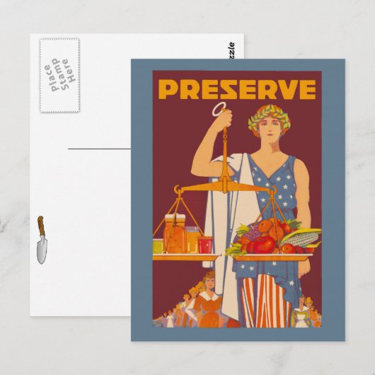 bewahren postkarte (Vorne/Hinten)