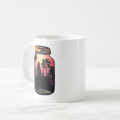 Bewahren Sie das einfachere Leben Kaffeetasse (Vorderseite Links)