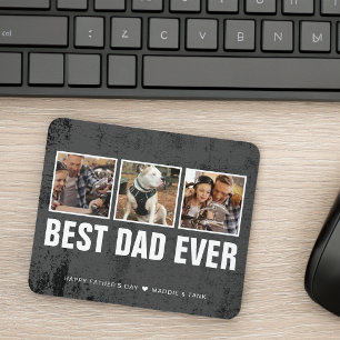 Bewahren Sie den besten Vater je Vatertag FotoColl Mousepad