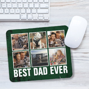 Bewahren Sie den besten Vater je Vatertag FotoColl Mousepad
