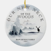 Bewahren Sie den neuen Nacken der Woods New Zuhaus Keramik Ornament (Hinten)