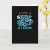 Bewahren Sie die alte Schule auf Karte (Gelbe Blume)