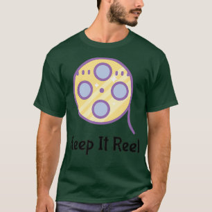 Bewahren Sie es Reel Funny Pun Film Reel für Filme T-Shirt